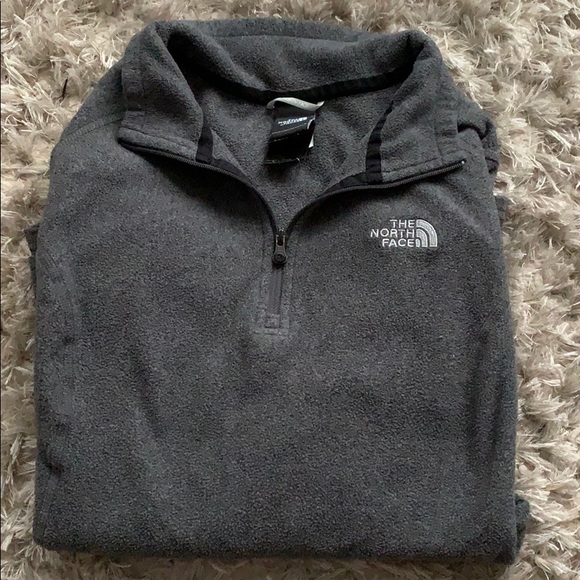 The North Face Jackets & Blazers - grey fleece north face quarter zip